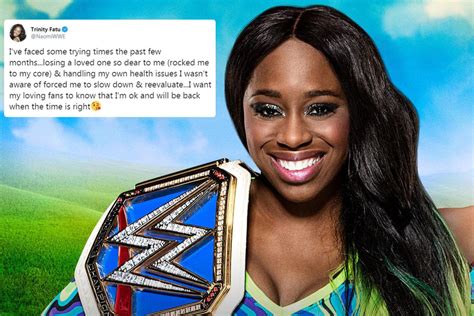 Naomi Reveals She Is Taking Break From Wwe After Health Issues And