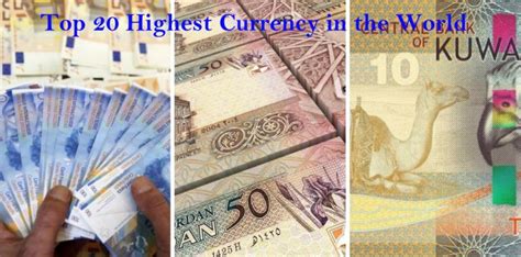Top 20 Highest Currency In The World 2021 Shareinfo