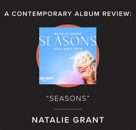 Natalie Grants New Album Seasons Is Out Now Worship Leader
