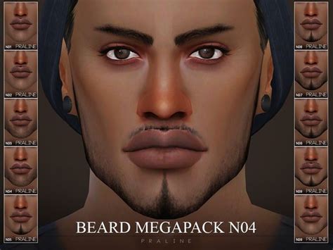 Pralinesims Beard Megapack N04 The Sims Sims Cc Sims 4 Afro Hair