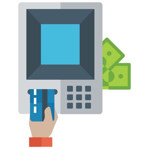 Atm Machine Icon Download In Flat Style