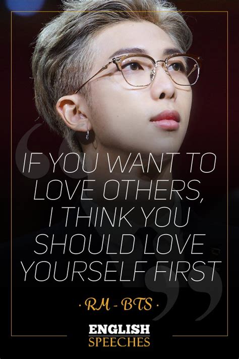 10 bts rm quotes to remind you at least this planet has namjoon. BTS: Speak Yourself - English Speeches