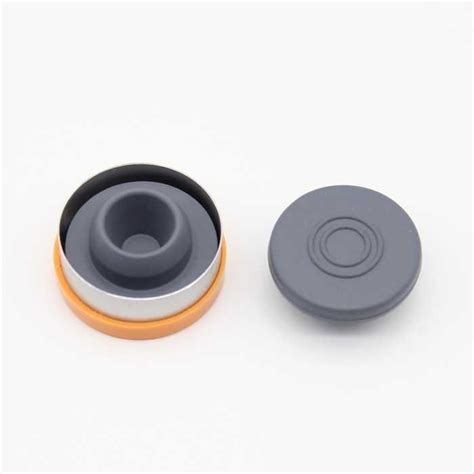 Pharmaceutical Butyl Rubber Stopper For Injection Or Infusion China Glass Bottle Aluminum