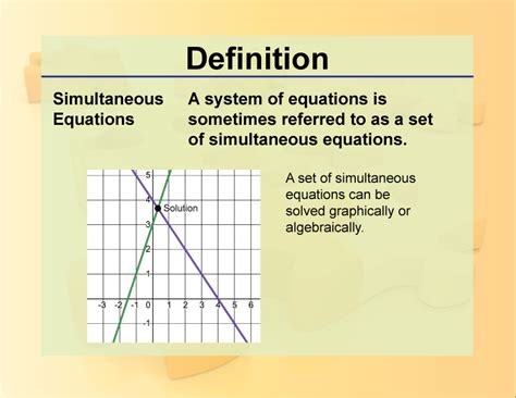 Math Definitions Collection Systems Of Equations Media Math