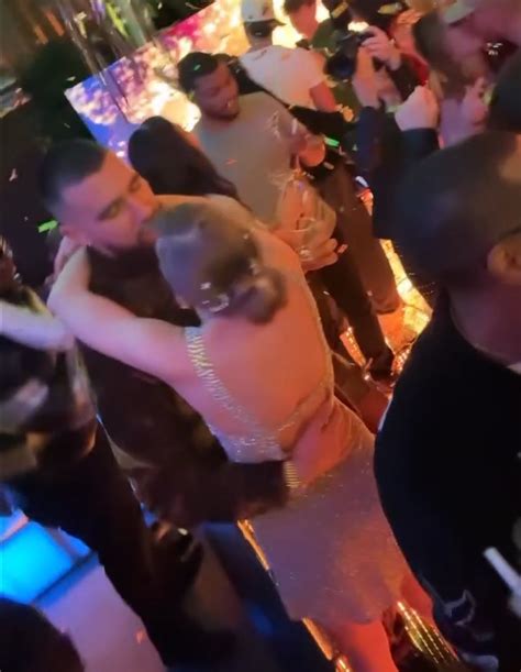 Taylor Swift And Travis Kelce Ring In 2024 With A Kiss At Midnight On