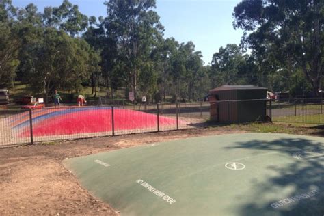 Kids and adults loving the jumping pillow. Big 4 Cania Gorge Caravan & Tourist Park | Family Friendly ...