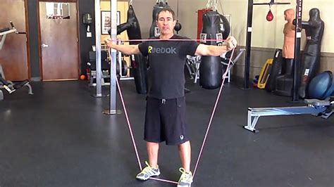 Tip Band Front Raise And Pull Apart