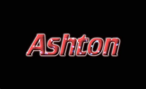 Ashton Logo Herramienta De Diseño De Nombres Gratis De Flaming Text