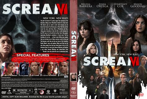 Scream 6 2023 1 Blu Ray And 1 Dvd Cover Printable Covers Etsy Australia