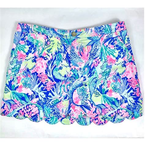 Lilly Pulitzer Shorts Lilly Pulitzer Mermaids Cove Colette Scallop