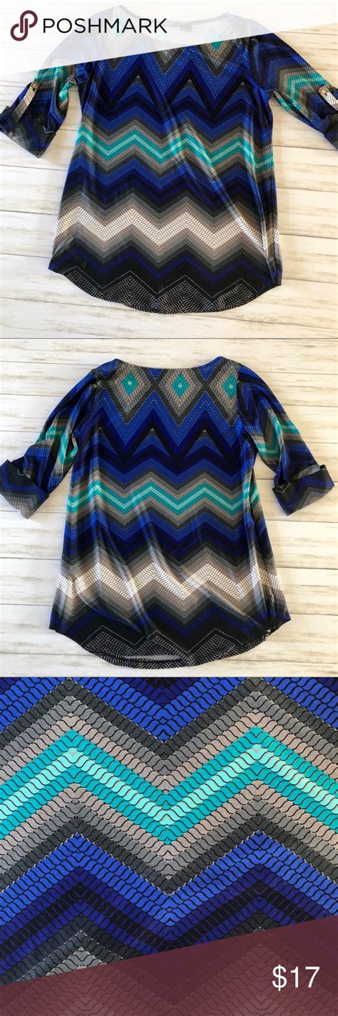 Gorgeous Chevron Top Size 1x Chevron Top Chevron Blouse Chevron