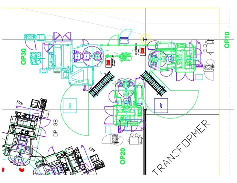 Industrial Machine Shop Floor Plan