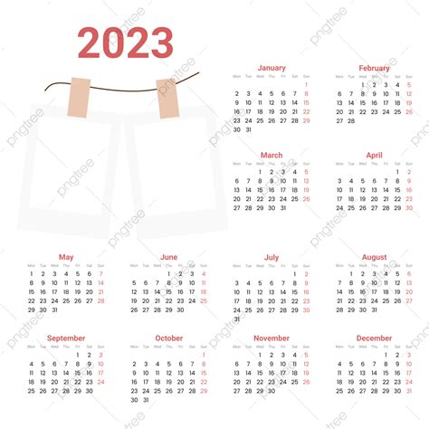 Kalenderjahr 2023 Png Vektoren Clipart Und Psd Zum Kostenlosen