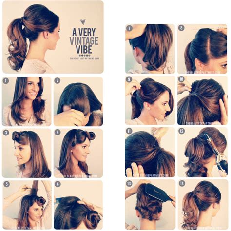 1950s Inspired Ponytail Ponytail Hairstyles Tutorial Bump