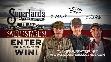 Sugarlands Distilling Company Meet The Moonshine Legends Sweepstakes