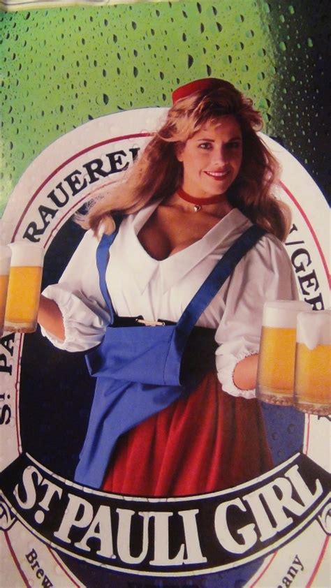 St Pauli Girl Poster Imported German Beer Man Cave Advertising Print