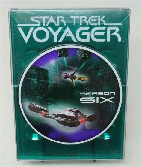 Star Trek Voyager Season Six 7 Disc Dvd Set Season 6 Kate Mulgrew