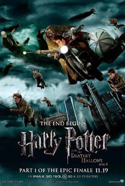 Primera parte de la adaptación al cine del último libro de la saga harry potter. Harry Potter y las Reliquias de la Muerte - Parte 1