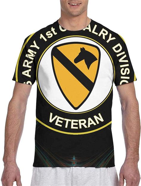 Lehtysjuqoks Army Veteran 1st Cavalry Division Shirt Mens
