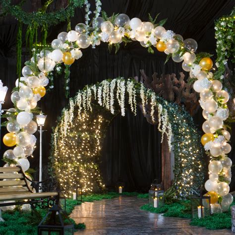 10 Ft Floral Balloon Arch In 2021 Floral Balloon Arch Floral Balloons Prom Decor