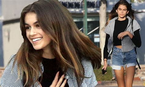 Kaia Gerber Looks In High Spirits In Malibu Daily Mail Online