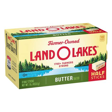 Land O Lakes Salted Butter Half Sticks Shop Butter And Margarine At H E B