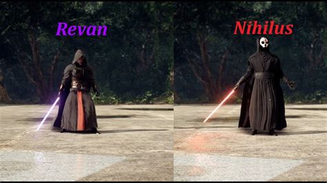 Revan And Darth Nihilus Vs Plo Koon And Anakin In Star Wars Battlefront Ii