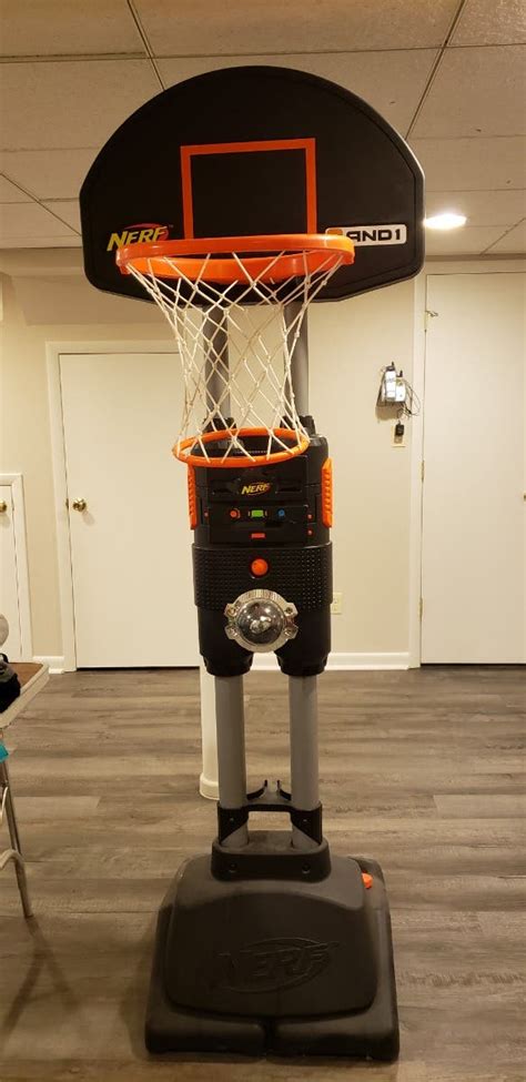 Adjustable Nerf And One Basketball Stand With Hoop Cranford Nj Patch