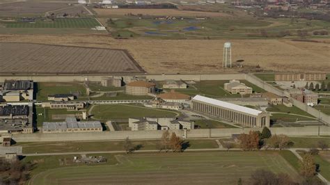 Stateville Correctional Center Illinois Aerial Stock Footage And