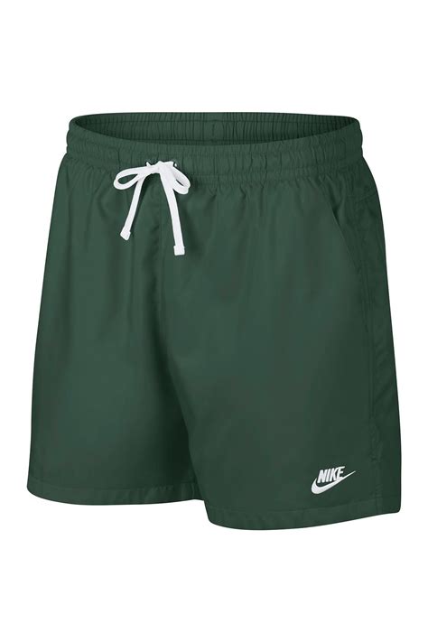 Nike Synthetic Flow Woven Shorts In Green For Men Lyst