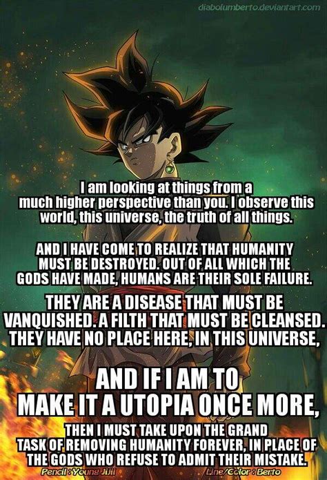 5 Black Goku Quotes Ideas