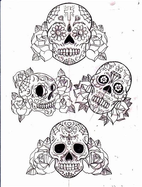 Blank Sugar Skull Template Inspirational 24 Best Sugar Skull Tattoo