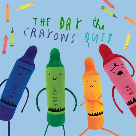 The Day The Crayons Quit Plush Dolls Merrymakers Inc