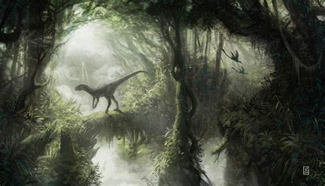Dino In Forest By Lyntonlevengood On Deviantart