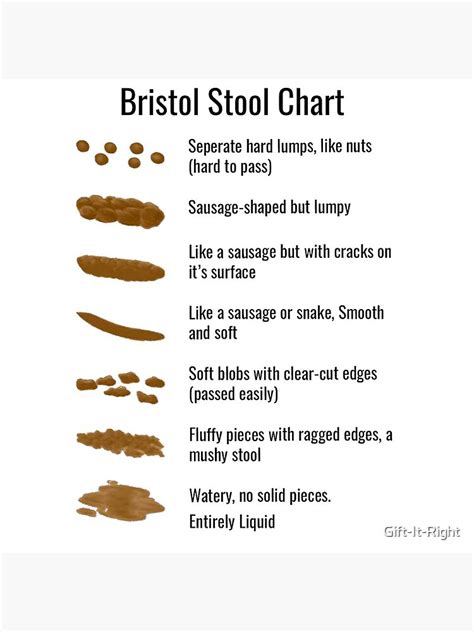 Bristol Stool Chart Black And White