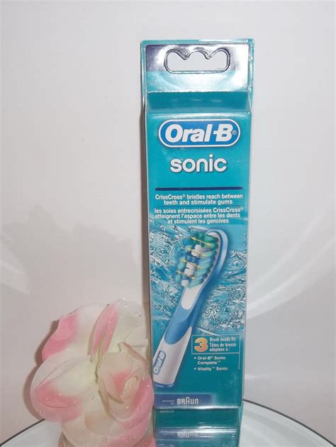 Oral B Sonic Complete Replacement Brush Heads Toothbrush Refills 3 Pack