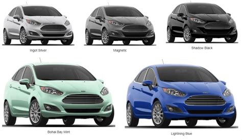 2018 Ford Fiesta Color Choices Heritage Ford