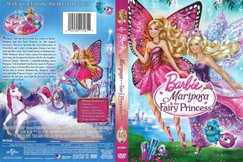 Barbie Mariposa And The Fairy Princess 2013 R1 Dvd Cover Dvdcovercom