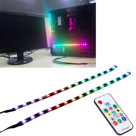 Buy Ds Full Kit Rgb Led Strip Computer Lighting Via Magnet For Desktop