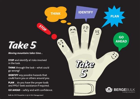 Take 5 Safety Poster Pdf Pdf