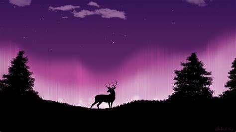 1366x768 Reindeer Forest Of Serenity 4k Laptop Hd Hd 4k Wallpapers