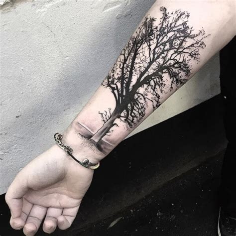 Top 45 Oak Tree Tattoo Designs And Ideas Artistic Haven