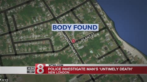 New London police investigate man's untimely death - YouTube