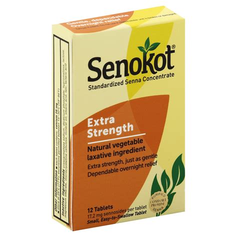 Senokot Extra Strength 12 Tablets 12 Ct Shipt