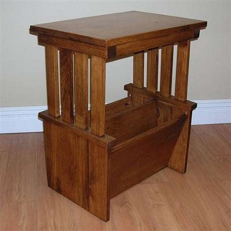 Rustic Pine Magazine Rack Solid Wood Mennonite Furniture Harts