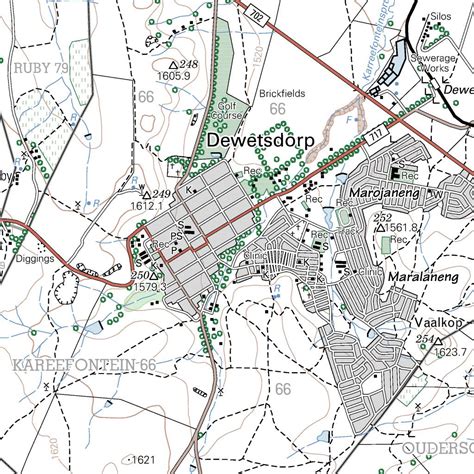 2926da Dewetsdorp Map By Chief Directorate National Geo Spatial