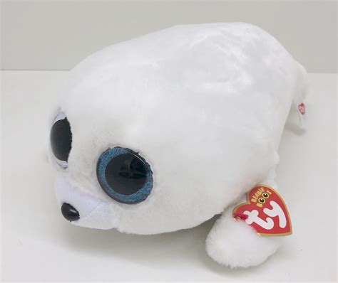 Ty Beanie Boos Icy The Seal Medium Plush Toy 9