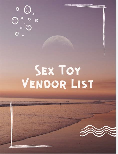 Sex Toy Vendor List Etsy