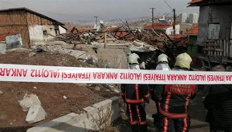 Son Dakİka Ankarada Gecekonduda Göçük Çok Sayıda Ekip Sevk Edildi