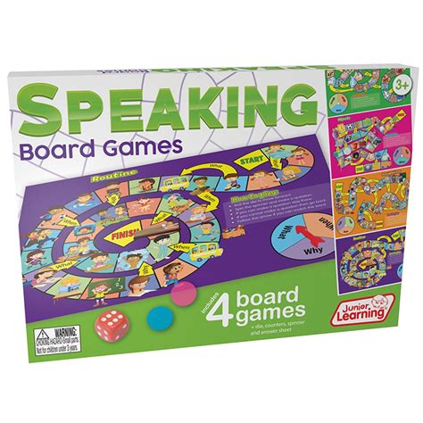 Speaking Board Games Jrl424 Junior Learning Language Arts